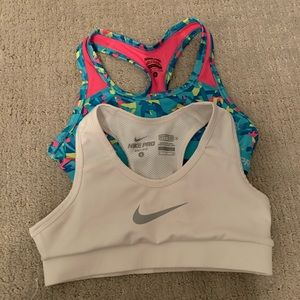 kids nike sports bra bundle